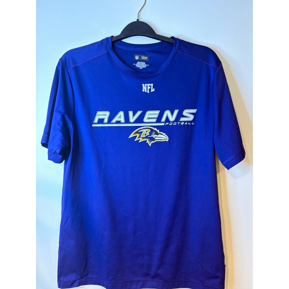 NFL Team Apparel Baltimore Ravens NFL Football Purple Shirt Size L NWOT